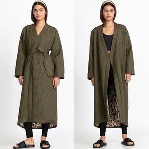 NWT Johnny Was Calme Ava Quilted Robe Coat